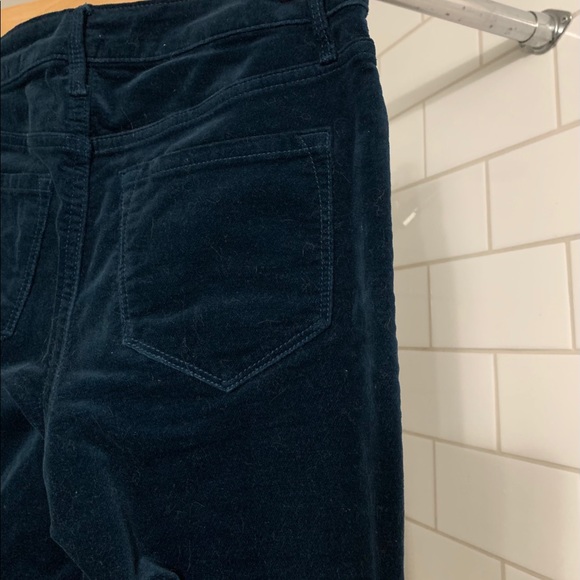 Teal Velvet skinny Rockstar Mid Rise pants Sz 27 - Picture 4 of 4